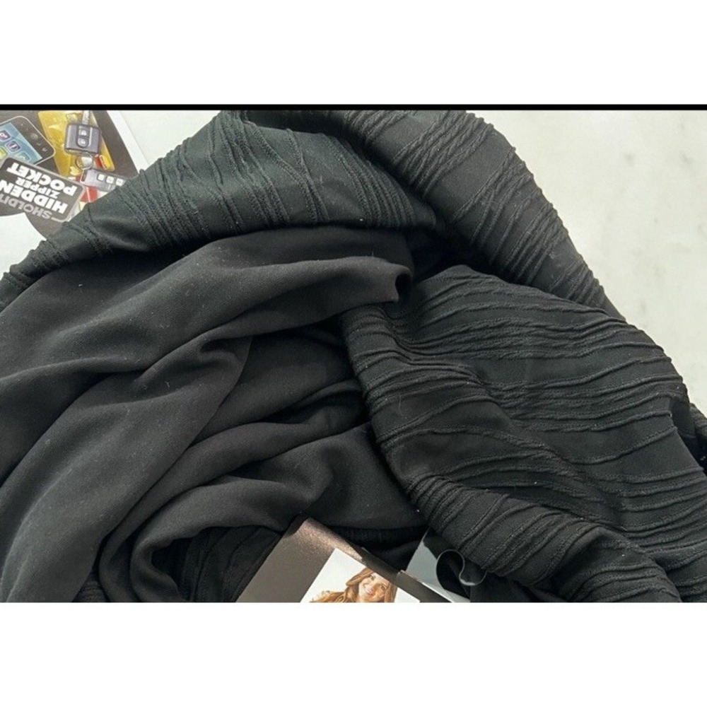 Sholdit Raven Black Infinity Clutch Wrap Purse Travel Neck Shoulder Scarf ,  OS